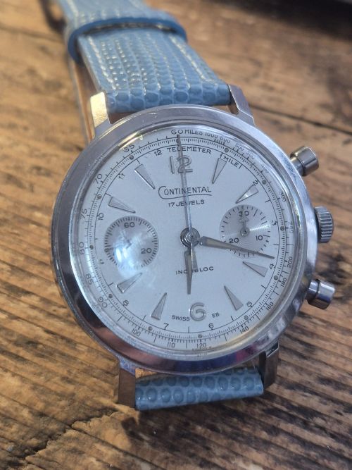CONTINENTAL CHRONOGRAPH INCABLOC CAL VENUS 188 - ADDITIONAL PHOTO 3