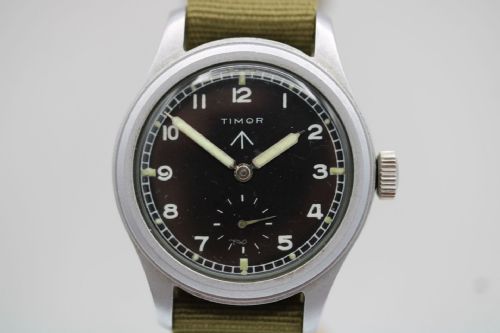TIMOR WWW DIRTY DOZEN BRITISH MILITARY WATCH WW2 ERA RELUMED 36MM - ADDITIONAL PHOTO 1