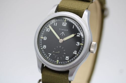 TIMOR WWW DIRTY DOZEN BRITISH MILITARY WATCH WW2 ERA RELUMED 36MM - ADDITIONAL PHOTO 2