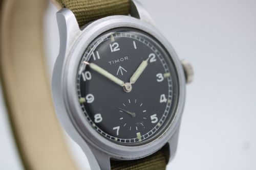 TIMOR WWW DIRTY DOZEN BRITISH MILITARY WATCH WW2 ERA RELUMED 36MM - ADDITIONAL PHOTO 3