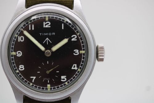 TIMOR WWW DIRTY DOZEN BRITISH MILITARY WATCH WW2 ERA RELUMED 36MM - ADDITIONAL PHOTO 4