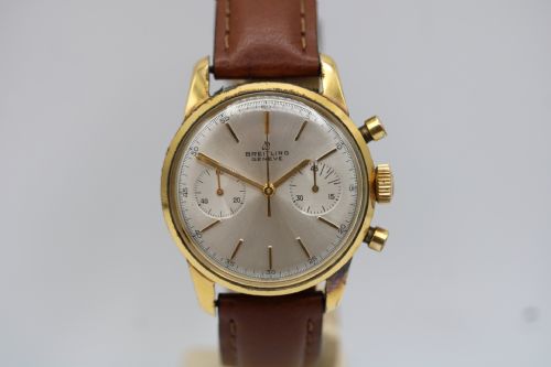 BREITLING CHRONOGRAPH GENVE REF 1191 VINTAGE MANUAL WIND WRIST WATCH C1963 - ADDITIONAL PHOTO 2