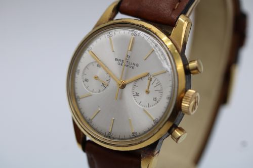 BREITLING CHRONOGRAPH GENVE REF 1191 VINTAGE MANUAL WIND WRIST WATCH C1963 - ADDITIONAL PHOTO 3
