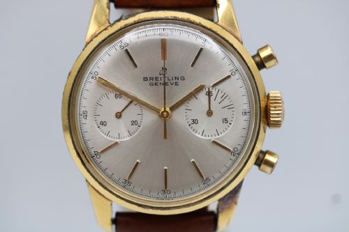 BREITLING CHRONOGRAPH GENVE REF 1191 VINTAGE MANUAL WIND WRIST WATCH C1963 - ADDITIONAL PHOTO 4