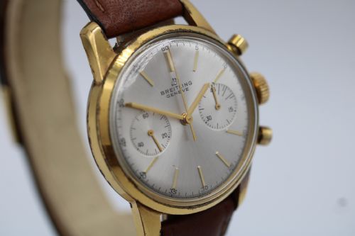 BREITLING CHRONOGRAPH GENVE REF 1191 VINTAGE MANUAL WIND WRIST WATCH C1963 - ADDITIONAL PHOTO 5