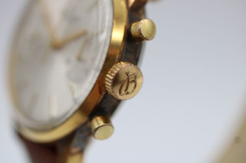 BREITLING CHRONOGRAPH GENVE REF 1191 VINTAGE MANUAL WIND WRIST WATCH C1963 - ADDITIONAL PHOTO 6
