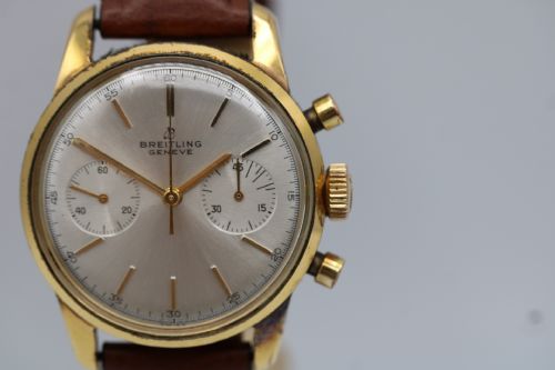 BREITLING CHRONOGRAPH GENVE REF 1191 VINTAGE MANUAL WIND WRIST WATCH C1963 - ADDITIONAL PHOTO 7