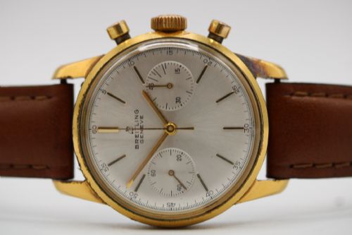 BREITLING CHRONOGRAPH GENVE REF 1191 VINTAGE MANUAL WIND WRIST WATCH C1963 - ADDITIONAL PHOTO 9