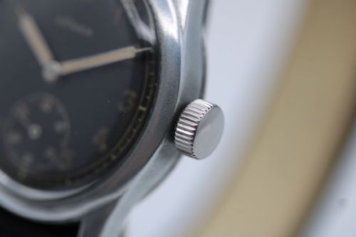 BUREN DH GERMAN MILITARY WATCH WWII 1940S AUTHENTIC 35MM VINTAGE MANUAL WIND TOOL WATCH - ADDITIONAL PHOTO 3
