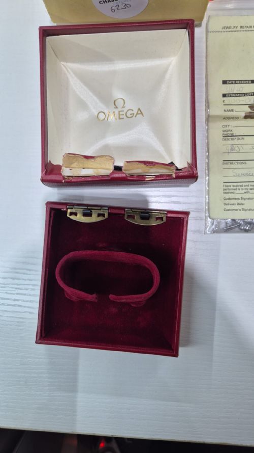 OMEGA SEAMASTER 1966 VINTAGE AUTOMATIC CALIBRE 552 SUNBURST DIAL BOX SERVICE PAPERS WRIST WATCH - ADDITIONAL PHOTO 1