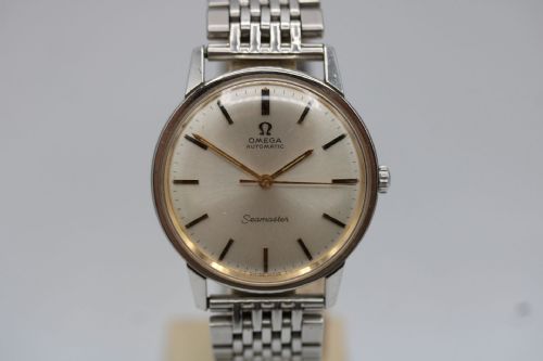 OMEGA SEAMASTER 1966 VINTAGE AUTOMATIC CALIBRE 552 SUNBURST DIAL BOX SERVICE PAPERS WRIST WATCH - ADDITIONAL PHOTO 2