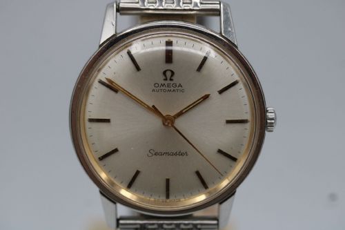 OMEGA SEAMASTER 1966 VINTAGE AUTOMATIC CALIBRE 552 SUNBURST DIAL BOX SERVICE PAPERS WRIST WATCH - ADDITIONAL PHOTO 3