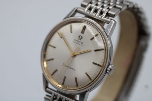 OMEGA SEAMASTER 1966 VINTAGE AUTOMATIC CALIBRE 552 SUNBURST DIAL BOX SERVICE PAPERS WRIST WATCH - ADDITIONAL PHOTO 6