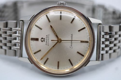 OMEGA SEAMASTER 1966 VINTAGE AUTOMATIC CALIBRE 552 SUNBURST DIAL BOX SERVICE PAPERS WRIST WATCH - ADDITIONAL PHOTO 8