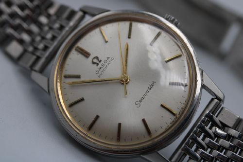 OMEGA SEAMASTER 1966 VINTAGE AUTOMATIC CALIBRE 552 SUNBURST DIAL BOX SERVICE PAPERS WRIST WATCH - ADDITIONAL PHOTO 12