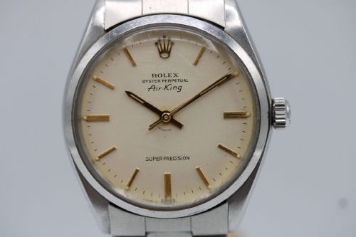 ROLEX AIRKING 5500 SUPER PRECISION WATCH 1964 RAF PROVENANCE FULL SET WITH ORIGINAL PAPERS - ADDITIONAL PHOTO 1