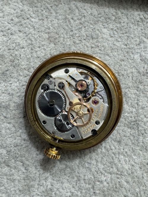 VINTAGE ROLEX PRECISION 9CT YELLOW GOLD MANUAL WIND WATCH 1960S SERVICED - ADDITIONAL PHOTO 2
