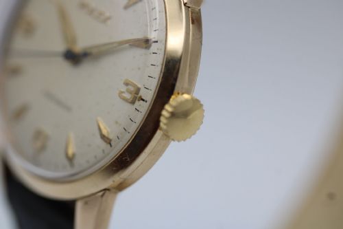 VINTAGE ROLEX PRECISION 9CT YELLOW GOLD MANUAL WIND WATCH 1960S SERVICED - ADDITIONAL PHOTO 6