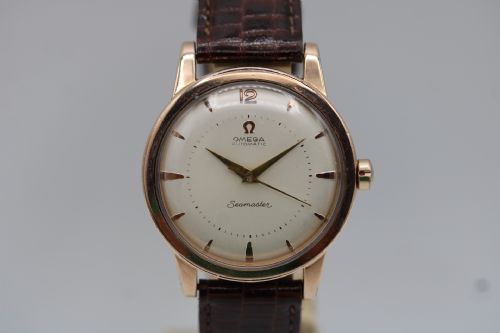 omega seamaster automatic ref 24942 gold plated circa 1950s calibre 354 vintage dress watch - CATEGORY: ANTIQUE WATCHES - DATED 1950