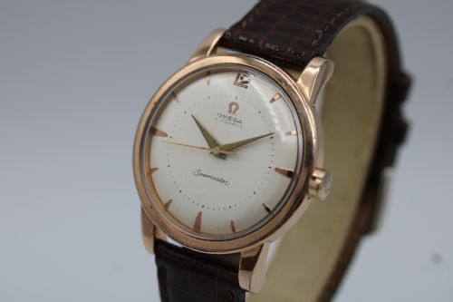 OMEGA SEAMASTER AUTOMATIC REF 24942 GOLD PLATED CIRCA 1950S CALIBRE 354 VINTAGE DRESS WATCH - ADDITIONAL PHOTO 2