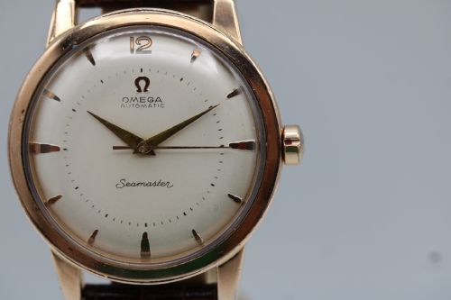 OMEGA SEAMASTER AUTOMATIC REF 24942 GOLD PLATED CIRCA 1950S CALIBRE 354 VINTAGE DRESS WATCH - ADDITIONAL PHOTO 5