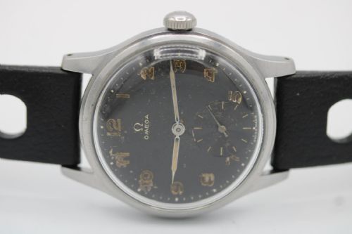 OMEGA SUVERN 2400 35MM SWEDISH MILITARY ISSUE CAL 30T2 1944 WRIST WATCH - ADDITIONAL PHOTO 1