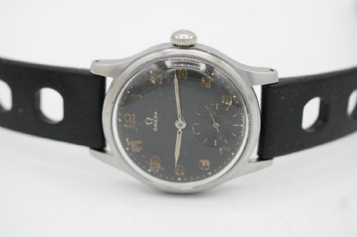 OMEGA SUVERN 2400 35MM SWEDISH MILITARY ISSUE CAL 30T2 1944 WRIST WATCH - ADDITIONAL PHOTO 5