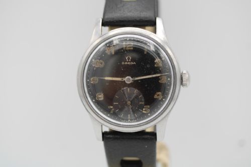 OMEGA SUVERN 2400 35MM SWEDISH MILITARY ISSUE CAL 30T2 1944 WRIST WATCH - ADDITIONAL PHOTO 6