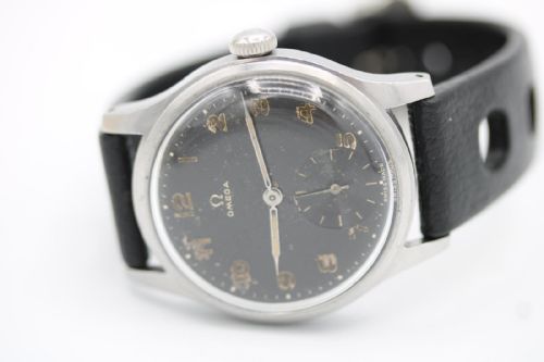 OMEGA SUVERN 2400 35MM SWEDISH MILITARY ISSUE CAL 30T2 1944 WRIST WATCH - ADDITIONAL PHOTO 7