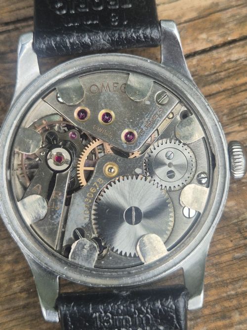 OMEGA SUVERN 2400 35MM SWEDISH MILITARY ISSUE CAL 30T2 1944 WRIST WATCH - ADDITIONAL PHOTO 17