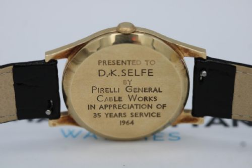 ROLEX PRECISION 12868 9CT GOLD 1964 - ADDITIONAL PHOTO 5