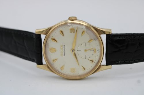ROLEX PRECISION 12868 9CT GOLD 1964 - ADDITIONAL PHOTO 6