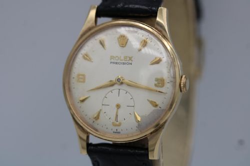 ROLEX PRECISION 12868 9CT GOLD 1964 - ADDITIONAL PHOTO 10