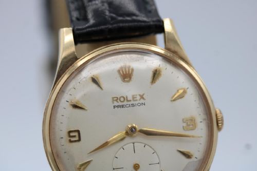 ROLEX PRECISION 12868 9CT GOLD 1964 - ADDITIONAL PHOTO 11