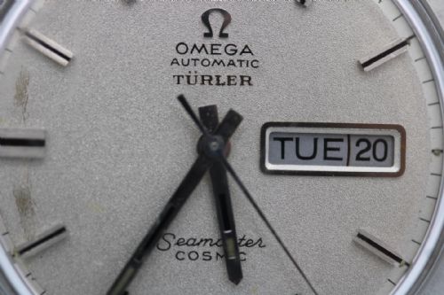 OMEGA SEAMASTER COSMIC 166036 TURLER SIGNED DIAL WATCH - ADDITIONAL PHOTO 3