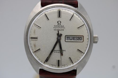 OMEGA SEAMASTER COSMIC 166036 TURLER SIGNED DIAL WATCH - ADDITIONAL PHOTO 4