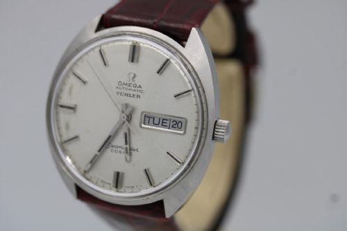 OMEGA SEAMASTER COSMIC 166036 TURLER SIGNED DIAL WATCH - ADDITIONAL PHOTO 5