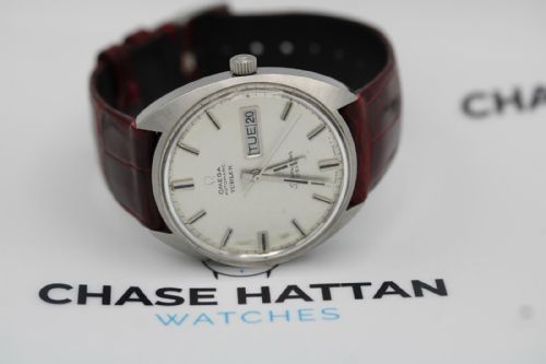 OMEGA SEAMASTER COSMIC 166036 TURLER SIGNED DIAL WATCH - ADDITIONAL PHOTO 10