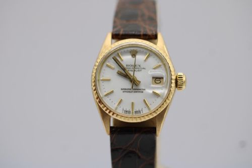 ROLEX OYSTER PERPETUAL LADY DATE 6517 - ADDITIONAL PHOTO 7