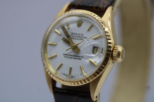 ROLEX OYSTER PERPETUAL LADY DATE 6517 - ADDITIONAL PHOTO 8