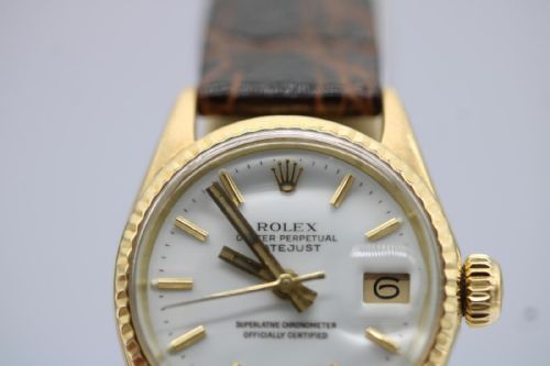 ROLEX OYSTER PERPETUAL LADY DATE 6517 - ADDITIONAL PHOTO 10