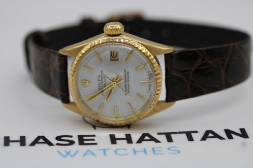 ROLEX OYSTER PERPETUAL LADY DATE 6517 - ADDITIONAL PHOTO 11