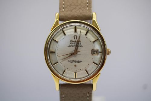 omega constellation 168005 pie pan dial - CATEGORY: ANTIQUE WATCHES - DATED 1960