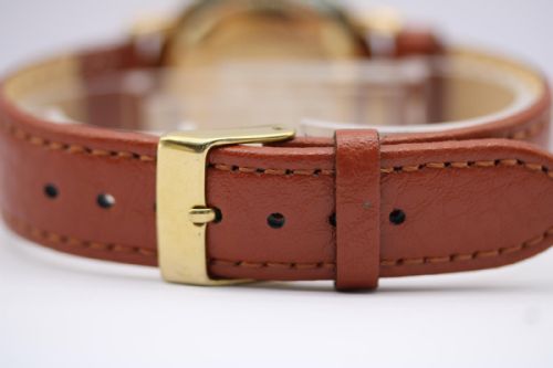 OMEGA VINTAGE CALIBRE 510 MANUAL WIND WATCH 9CT GOLD 1956 - ADDITIONAL PHOTO 5