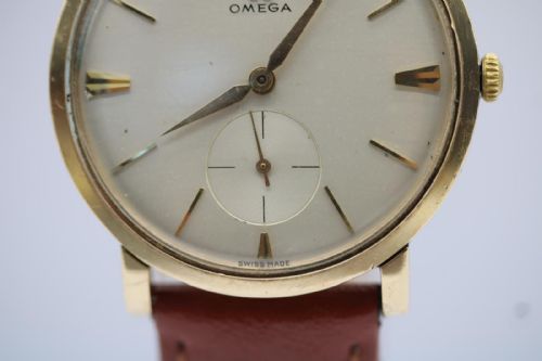 OMEGA VINTAGE CALIBRE 510 MANUAL WIND WATCH 9CT GOLD 1956 - ADDITIONAL PHOTO 6