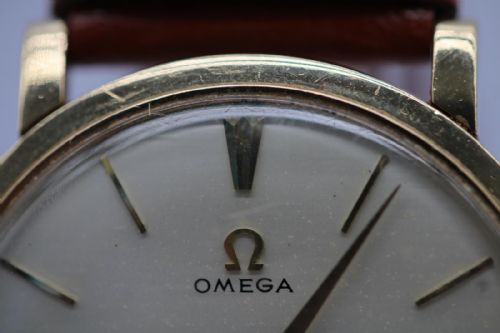 OMEGA VINTAGE CALIBRE 510 MANUAL WIND WATCH 9CT GOLD 1956 - ADDITIONAL PHOTO 7