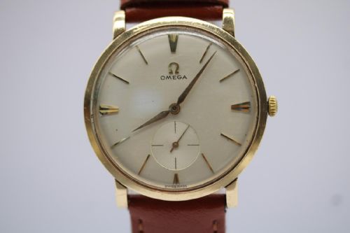 OMEGA VINTAGE CALIBRE 510 MANUAL WIND WATCH 9CT GOLD 1956 - ADDITIONAL PHOTO 8