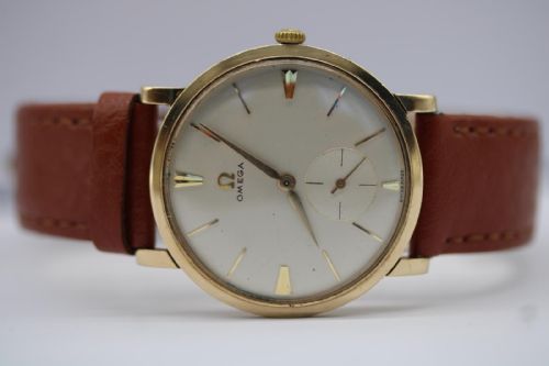 OMEGA VINTAGE CALIBRE 510 MANUAL WIND WATCH 9CT GOLD 1956 - ADDITIONAL PHOTO 9
