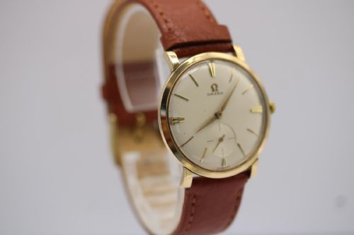 OMEGA VINTAGE CALIBRE 510 MANUAL WIND WATCH 9CT GOLD 1956 - ADDITIONAL PHOTO 10