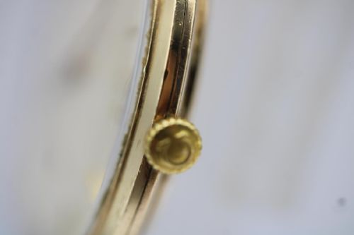 OMEGA VINTAGE CALIBRE 510 MANUAL WIND WATCH 9CT GOLD 1956 - ADDITIONAL PHOTO 11